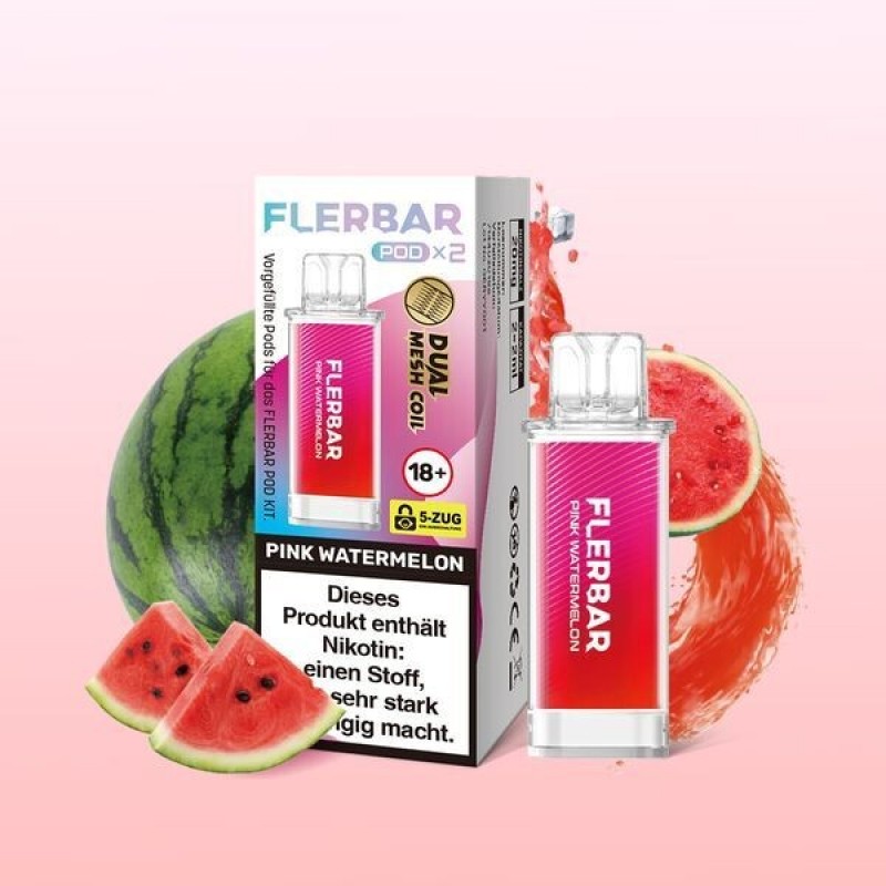 Pink Watermelon 20mg - Flerbar Pods
