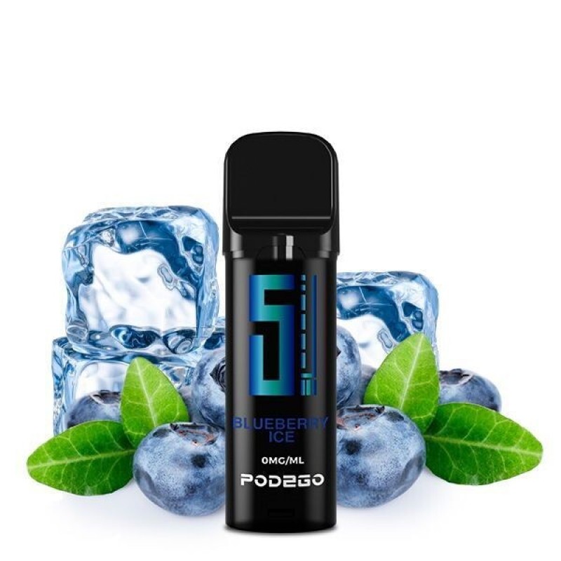 Blueberry Ice 0mg - 5 Elements Pods