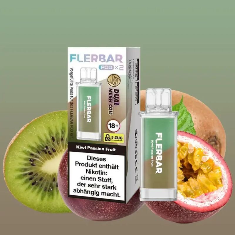 Kiwi Passion Fruit 20mg - Flerbar Pods