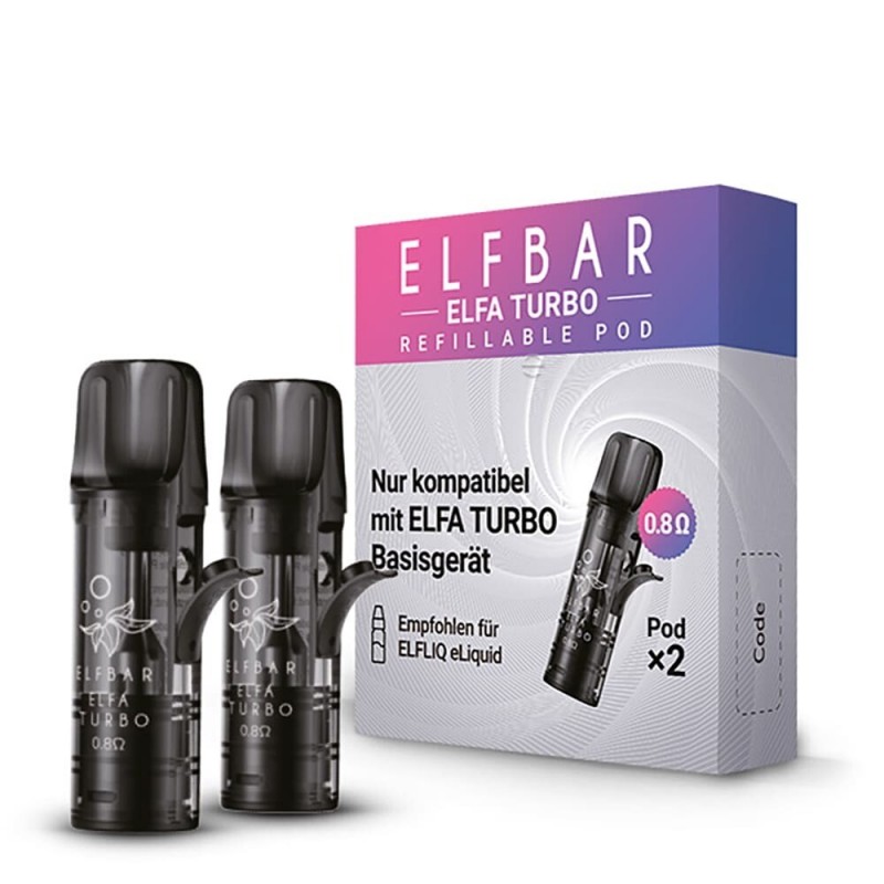 Elfbar Elfa Turbo Leerpods - 0.8 Ohm