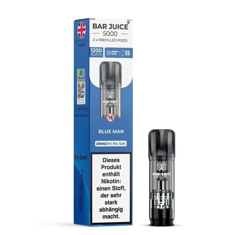 Blue Man 20mg - Bar Juice 5000 Pods