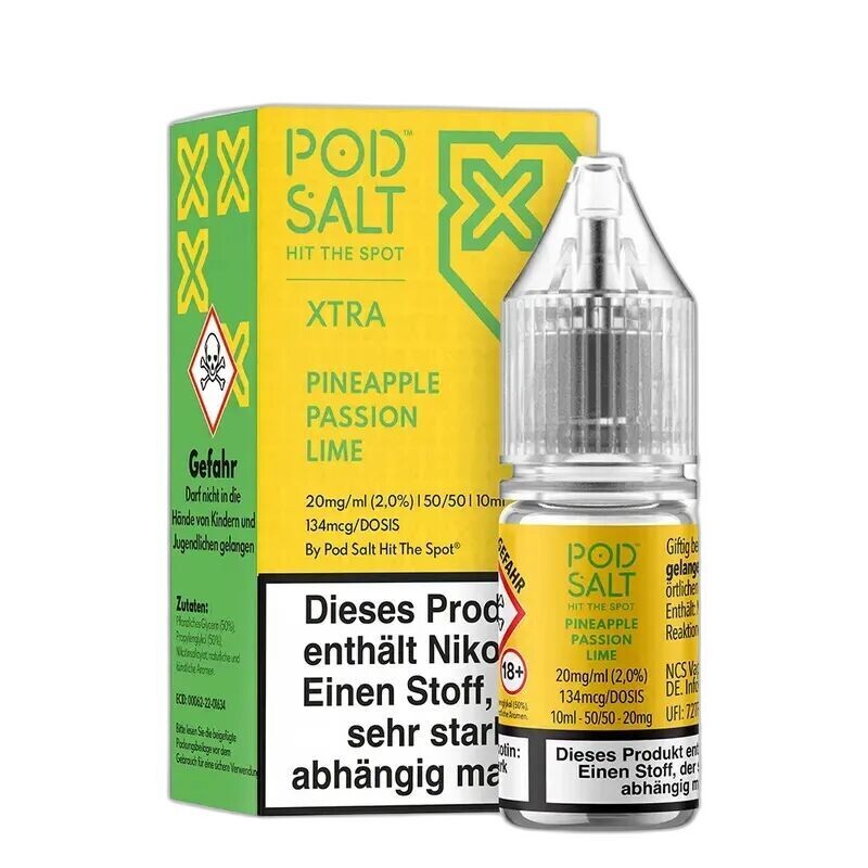 Liquid Pineapple Passion Lime - Pod Salt Xtra