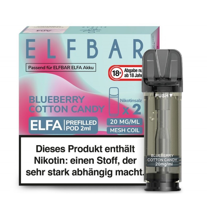 Blueberry Cotton Candy Elfa Pods - 20mg