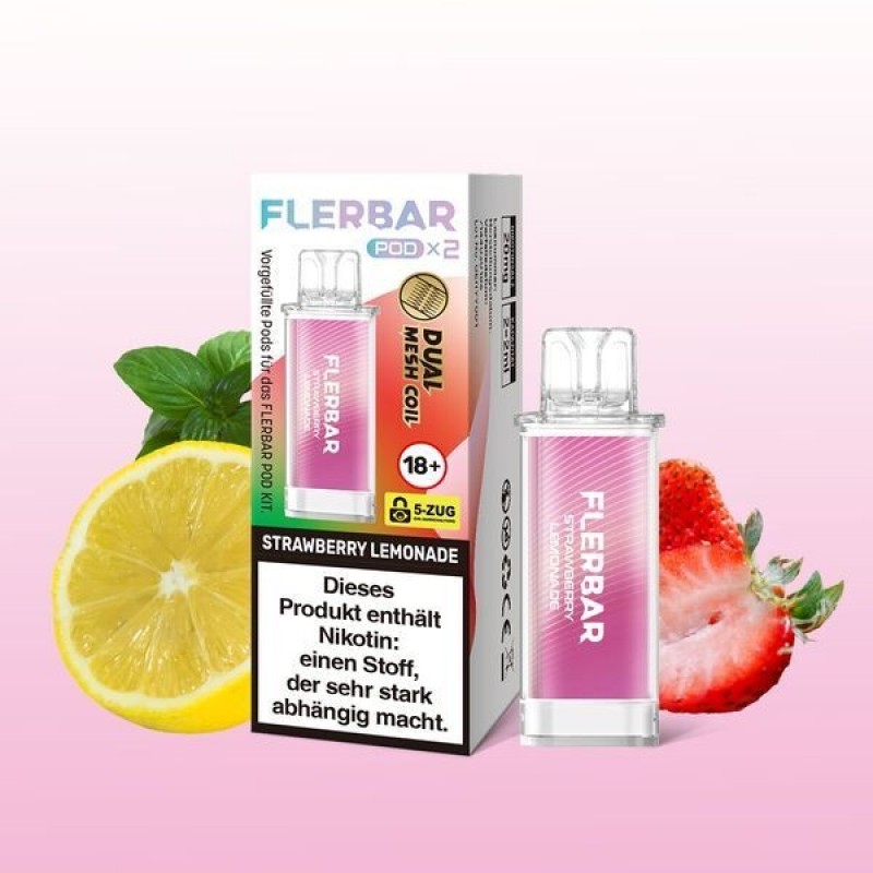 Strawberry Lemonade 20mg - Flerbar Pods
