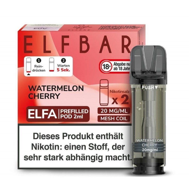 Watermelon Cherry Elfa Pods - 20mg