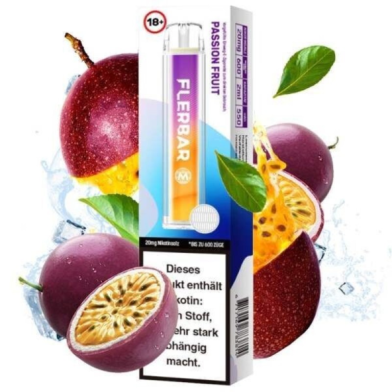 Passion Fruit 20mg - Flerbar E-Shisha
