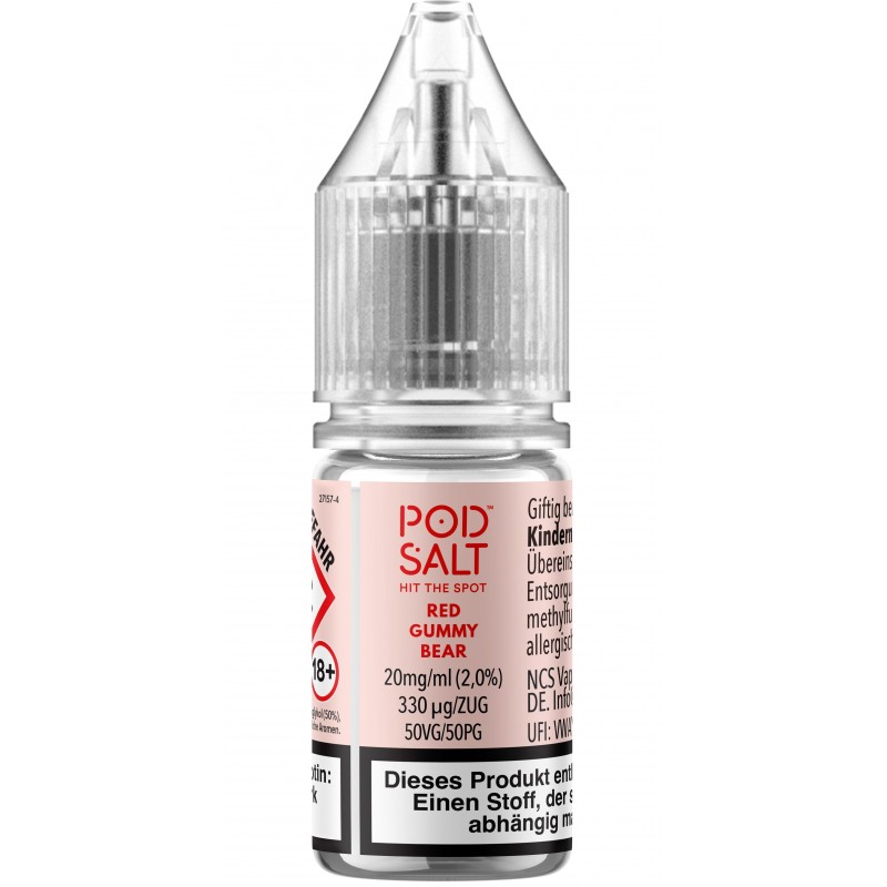 Liquid Red Gummy Bear - Pod Salt Xtra