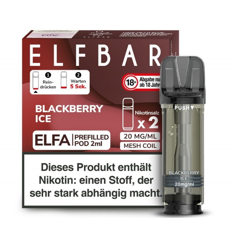 Blackberry Ice Elfa Pods - 20mg