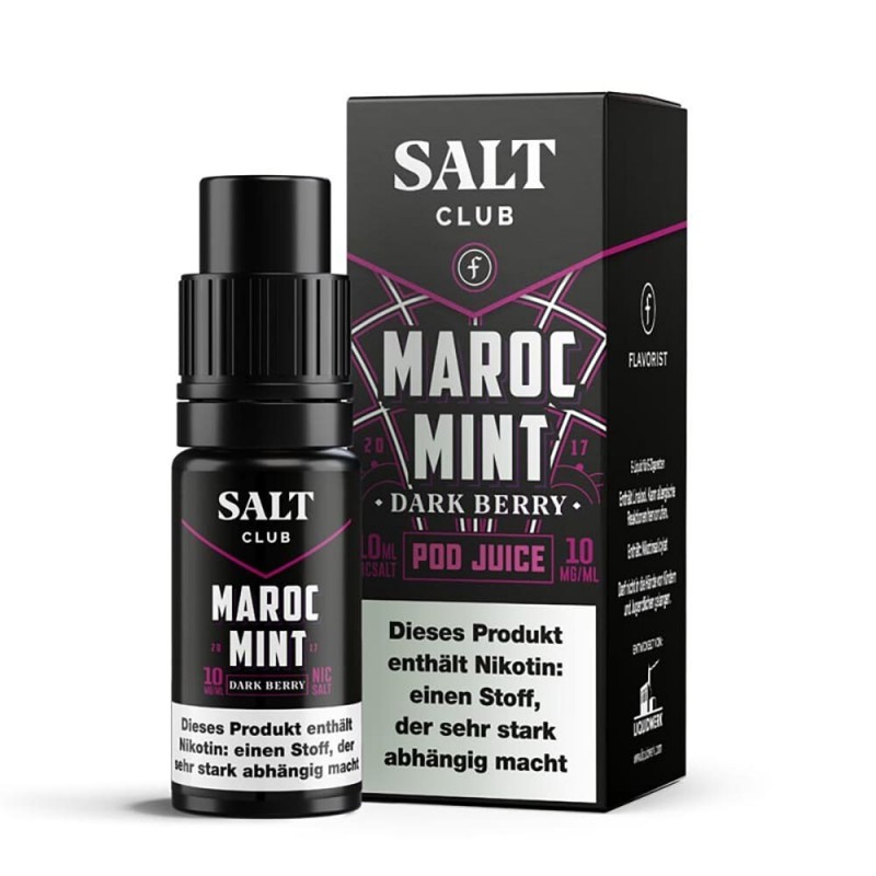 Liquid Maroc Mint Dark Berry - Flavorist Salt Club