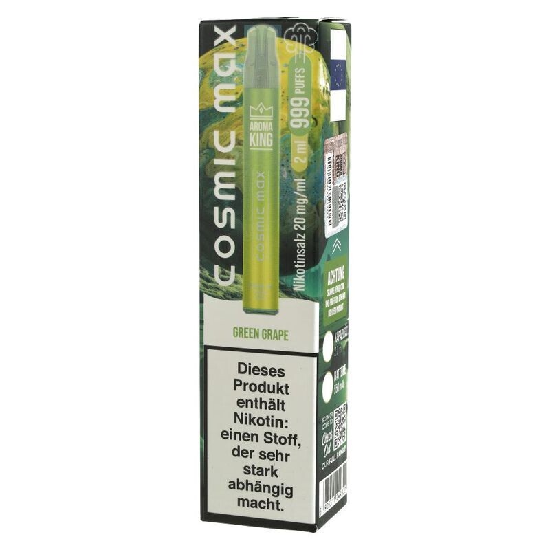 Green Grape 20mg - Aroma King Cosmic Max E-Shisha
