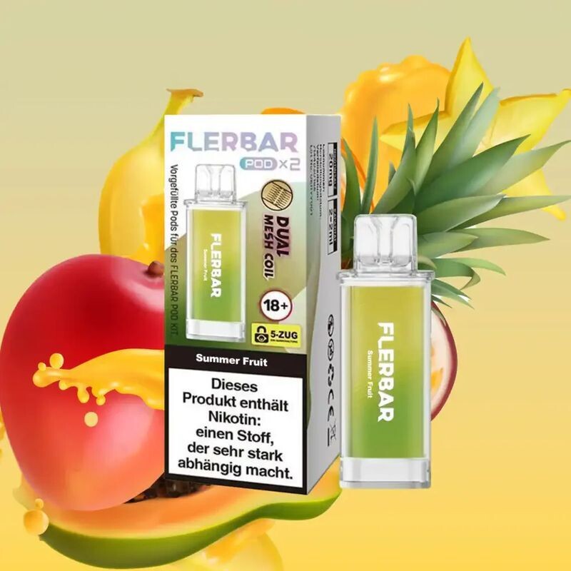 Summer Fruit 20mg - Flerbar Pods