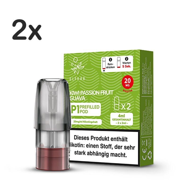 Kiwi Passion Fruit Guava 20mg - Mate 500 P1