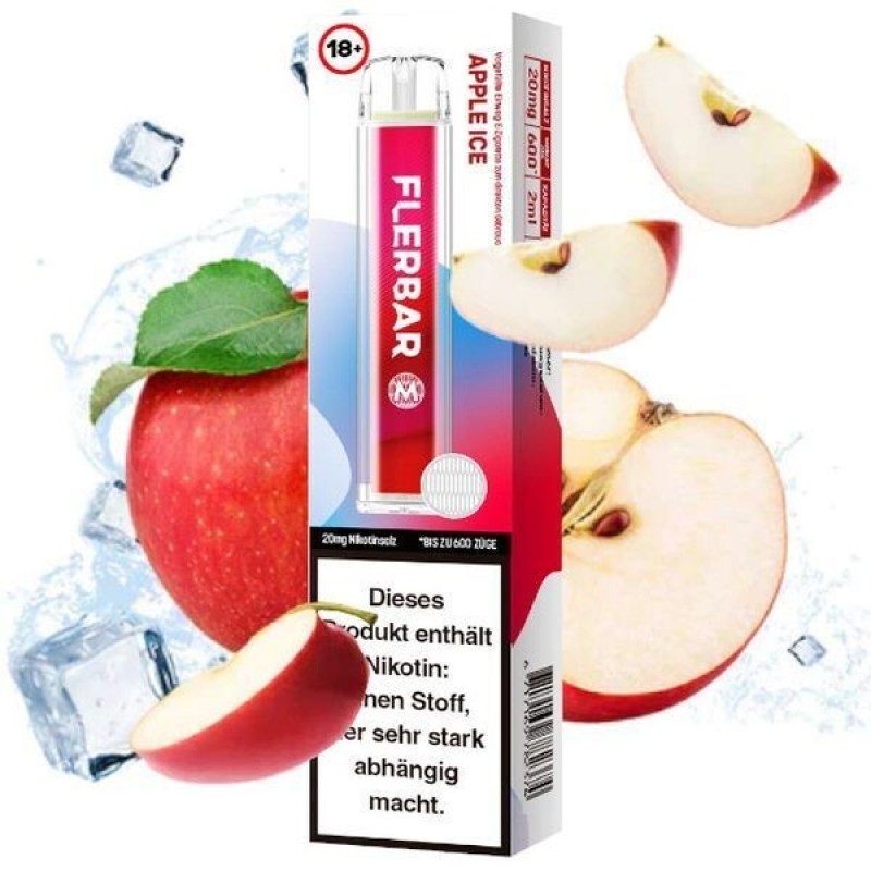 Apple Ice 20mg - Flerbar E-Shisha