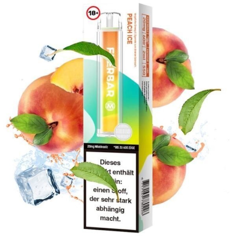 Peach Ice 20mg - Flerbar E-Shisha