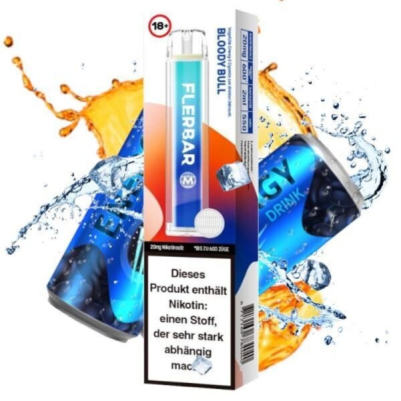 Bloody Bull 20mg - Flerbar E-Shisha
