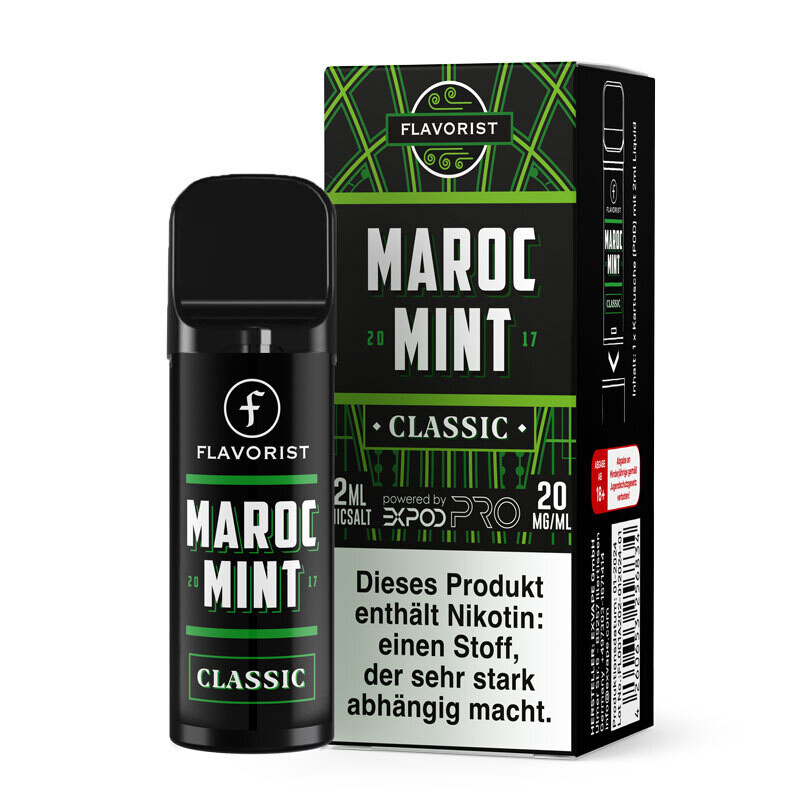 Maroc Mint 20mg - Flavorist Pods