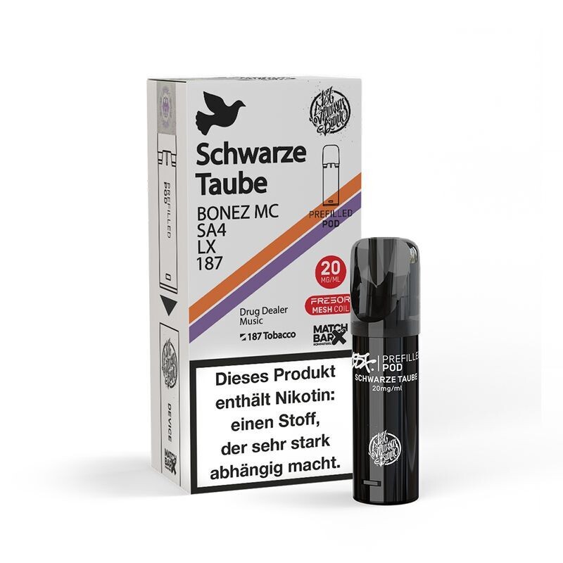 Schwarze Taube 20mg - 187 Strassenbande Pods