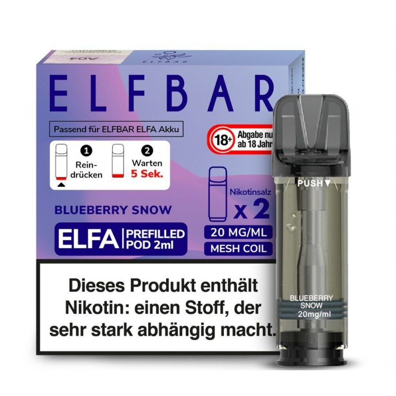 Blueberry Snow Elfa Pods - 20mg