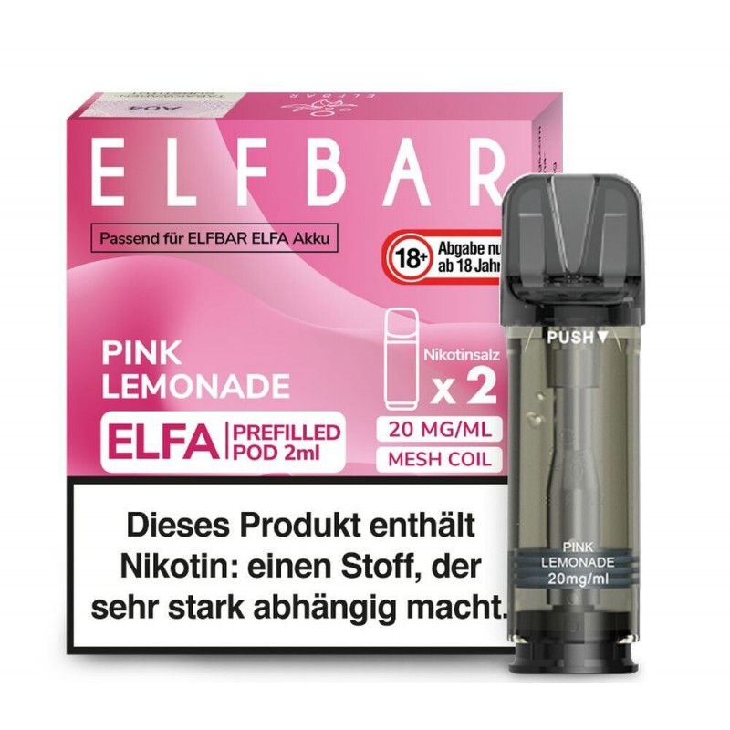 Pink Lemonade Elfa Pods - 20mg