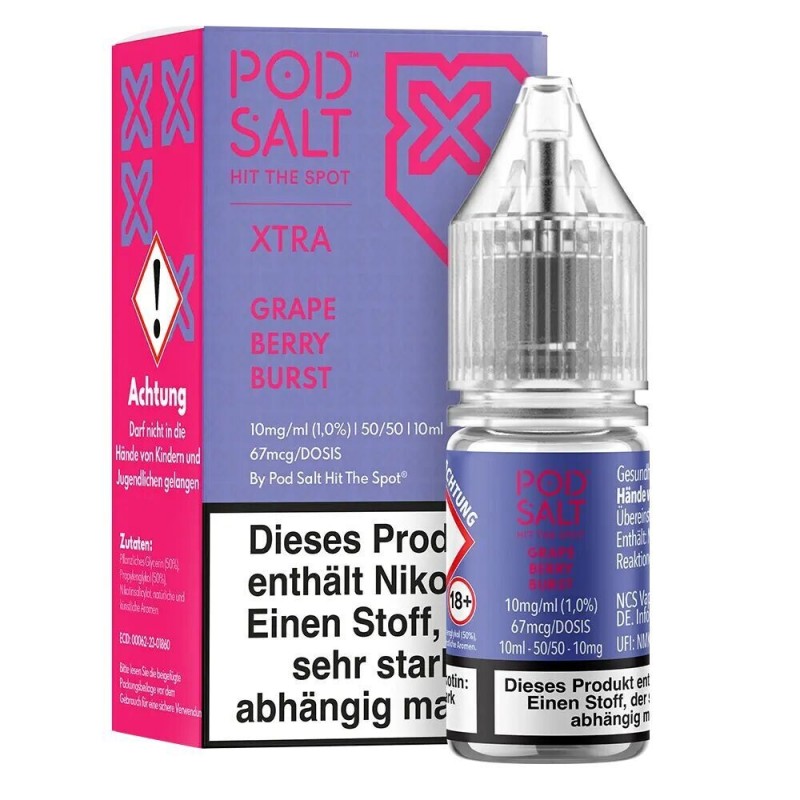 Liquid Grape Berry Burst - Pod Salt Xtra