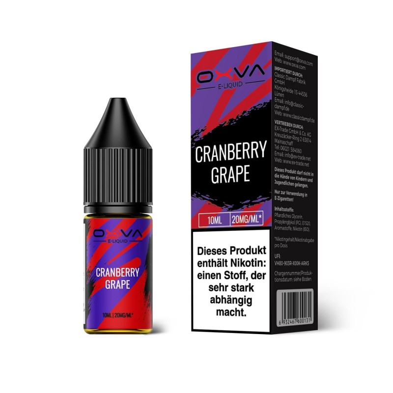 Liquid Cranberry Grape - Oxva