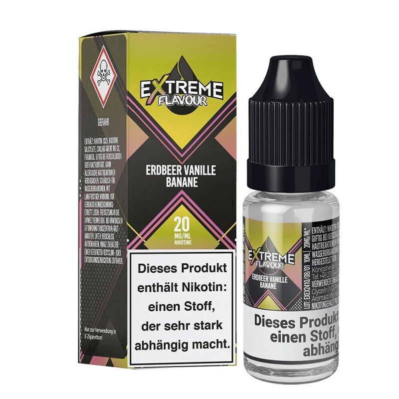 Liquid Erdbeer Vanille Banane - Extreme Flavour