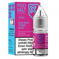 Liquid Blue Razz Cherry Blast - Pod Salt Xtra