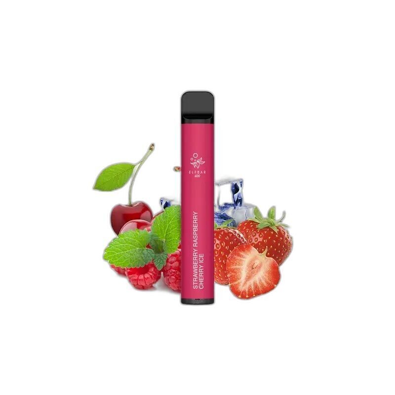 Elfbar 600 - Strawberry Raspberry Cherry Ice 20mg