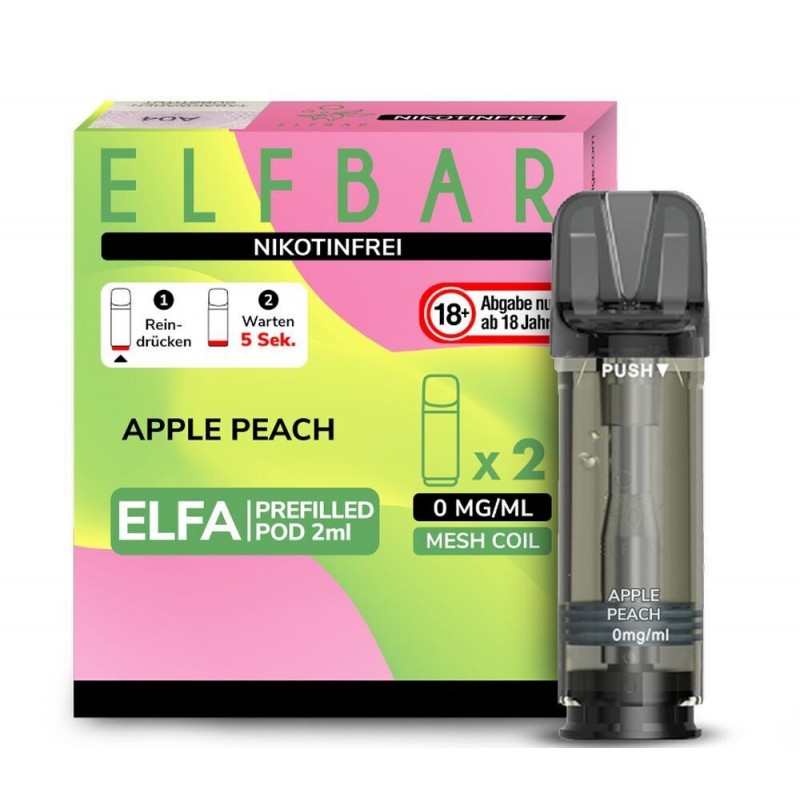 Apple Peach Elfa Pods - ohne Nikotin