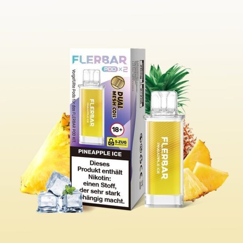Pineapple Ice 20mg - Flerbar Pods