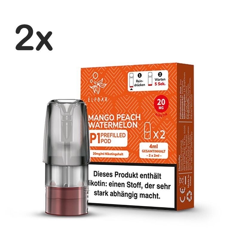 Mango Peach Watermelon 20mg - Mate 500 P1