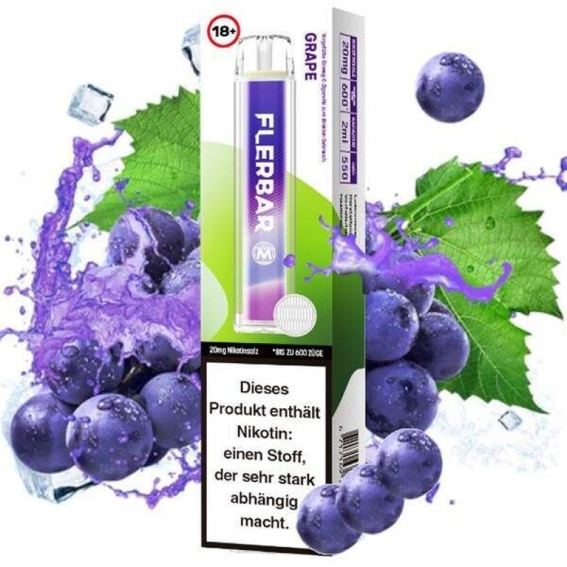 Grape 20mg - Flerbar E-Shisha