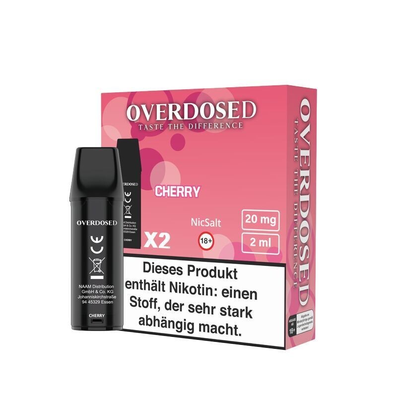 Cherry 20mg - Overdosed Pods