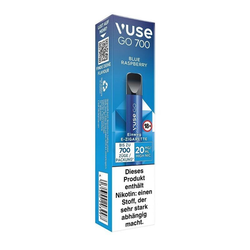 Blue Raspberry 20mg - Vuse Go 700 E-Shisha
