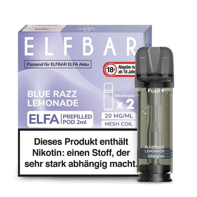 Blue Razz Lemonade Elfa Pods - 20mg