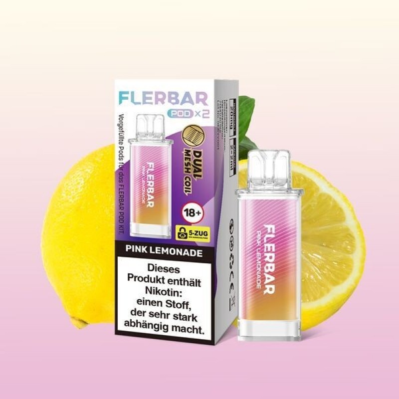 Pink Lemonade 20mg - Flerbar Pods