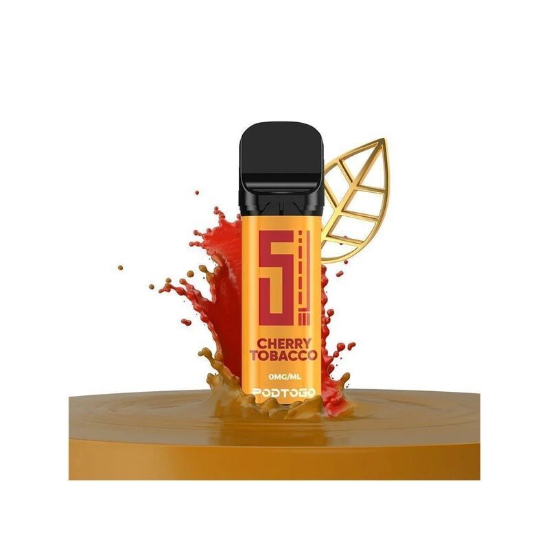 Cherry Tobacco 0mg - 5 Elements White Line Pods