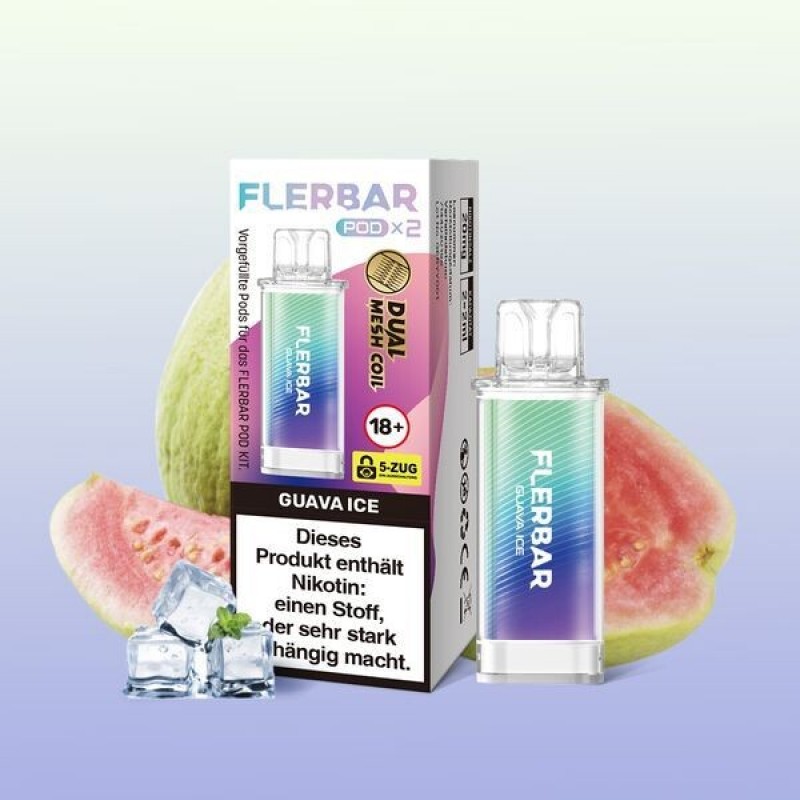 Guava Ice 20mg - Flerbar Pods