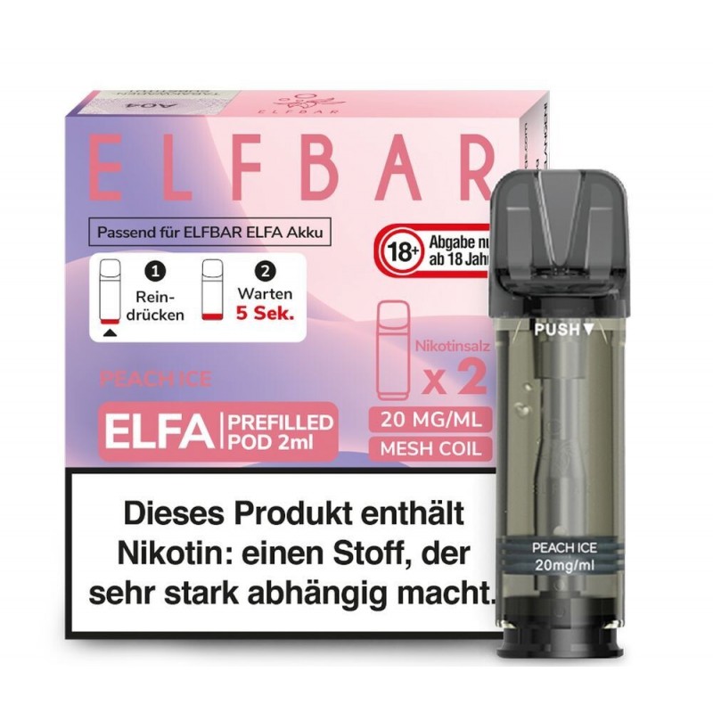 Peach Elfa Pods - 20mg