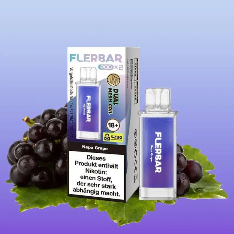 Nepa Grape 20mg - Flerbar Pods