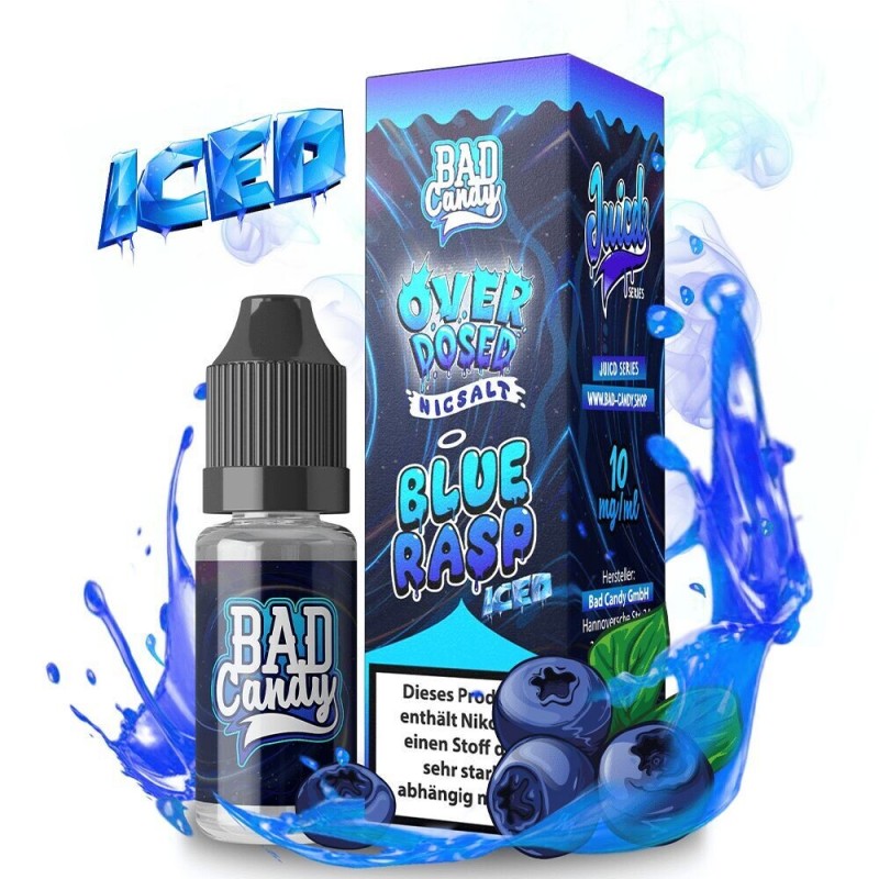 Liquid Blue Rasp Iced - Bad Candy Overdosed