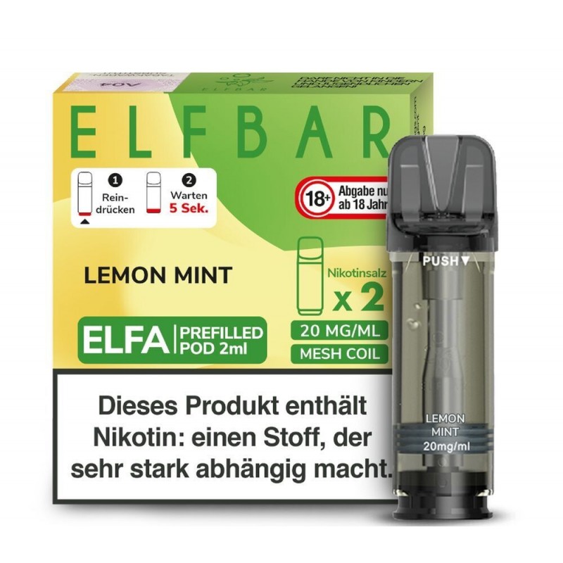 Lemon Mint Elfa Pods - 20mg