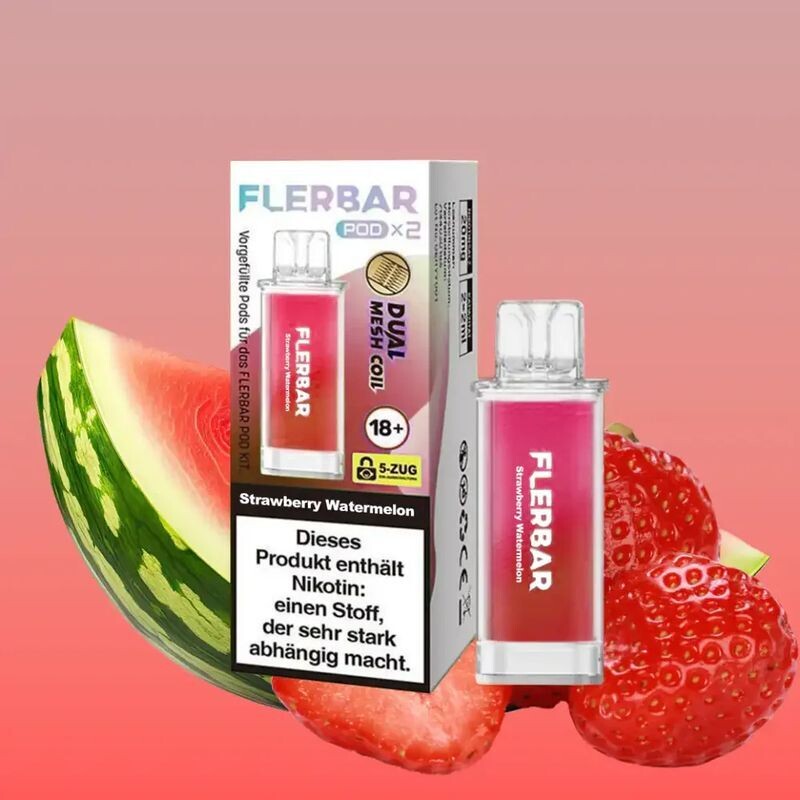 Strawberry Watermelon 20mg - Flerbar Pods