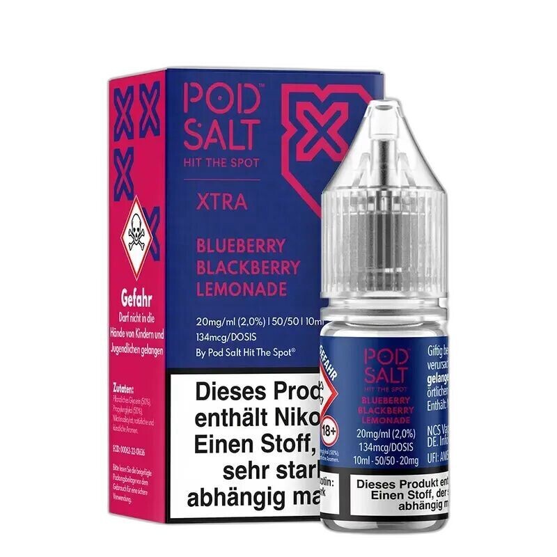 Liquid Blueberry Blackberry Lemonade - Pod Salt Xt...
