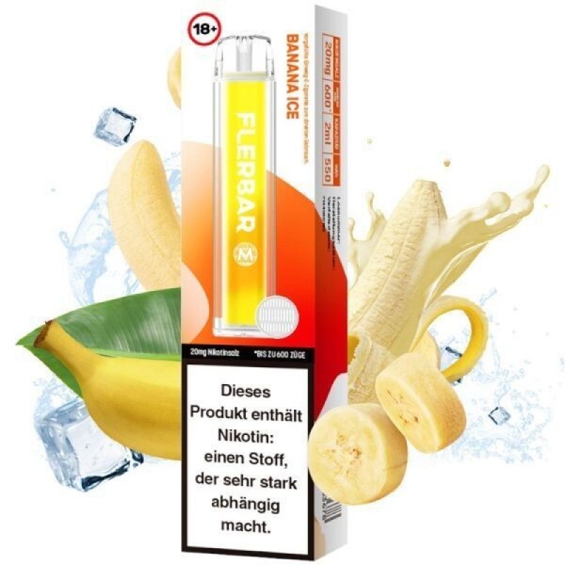 Banana Ice 20mg - Flerbar E-Shisha