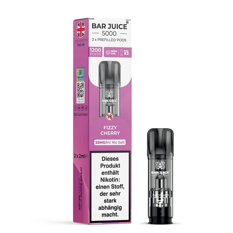 Fizzy Cherry 20mg - Bar Juice 5000 Pods
