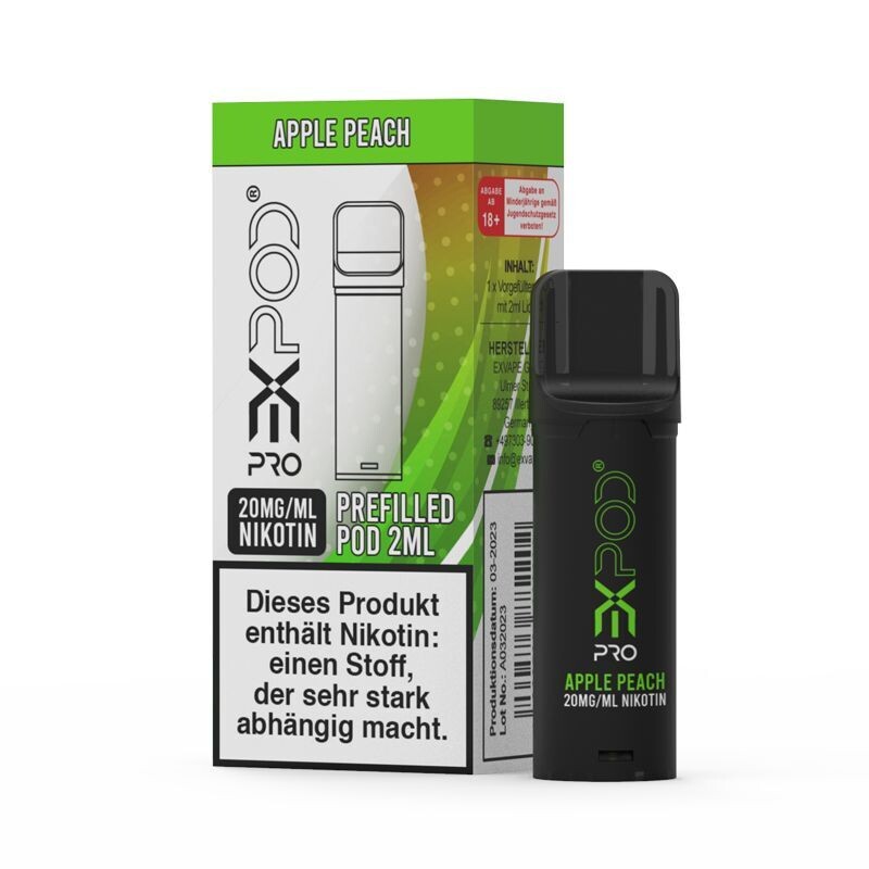 Apple Peach 20mg - Expod Pro Pods