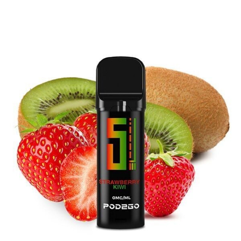 Strawberry Kiwi 0mg - 5 Elements Pods