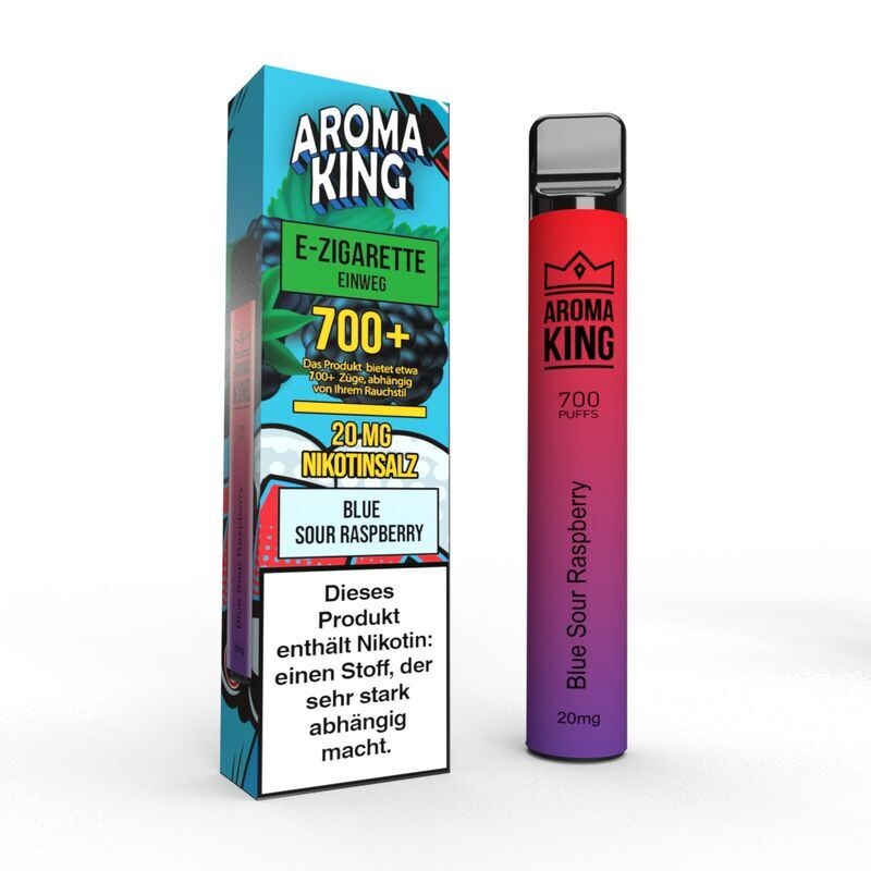 Blue Sour Raspberry 20mg - Aroma King E-Shisha