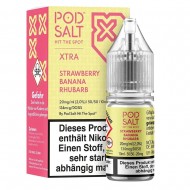 Liquid Strawberry Banana Rhubarb - Pod Salt Xtra